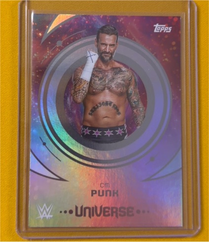 2025 Topps WWE Universe #42 CM Punk — front