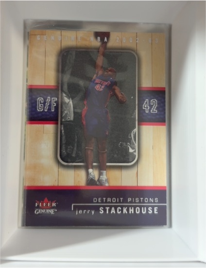 2002-03 Fleer Genuine #3 Jerry Stackhouse — front