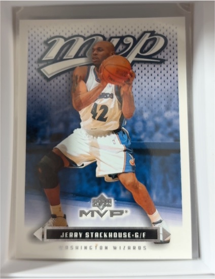 2003-04 Upper Deck MVP #191 Jerry Stackhouse — front