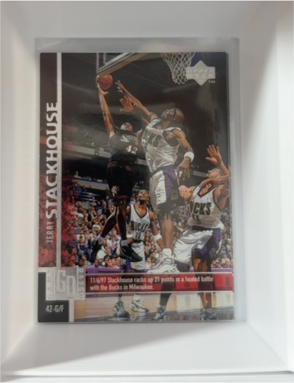 1997-98 Upper Deck #273 Jerry Stackhouse — front