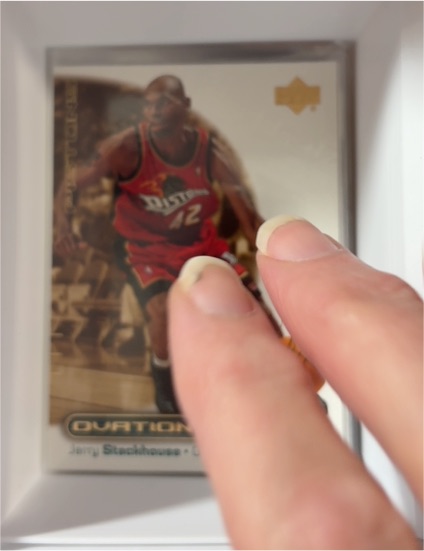 2000-01 Upper Deck Ovation #15 Jerry Stackhouse — front
