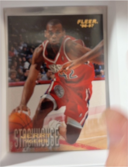 1996-97 Fleer #83 Jerry Stackhouse Philadelphia 76ers — front