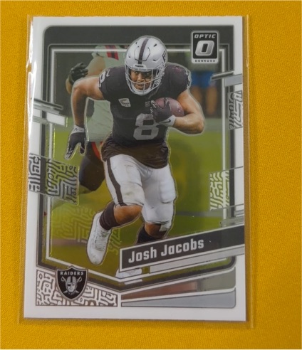 2023 Donruss Optic #99 Josh Jacobs Las Vegas Raiders — front