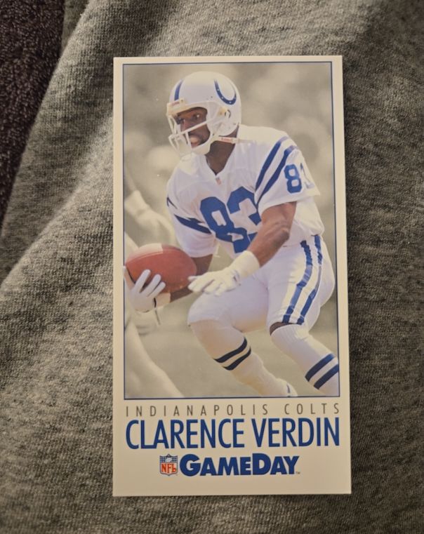 1992 GameDay #182 Clarence Verdin — front
