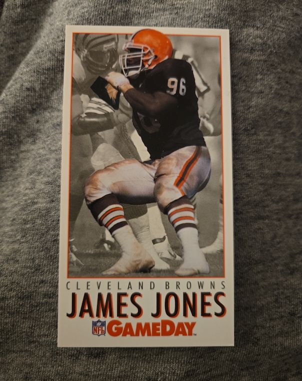 1992 GameDay #86 James Jones Cleveland Browns — front