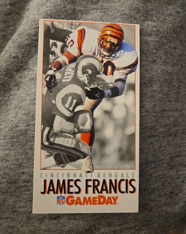 1992 GameDay #21 James Francis — front