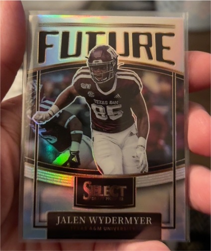 2022 Panini Select Draft Picks Future #F-JW Jalen Wydermyer — front