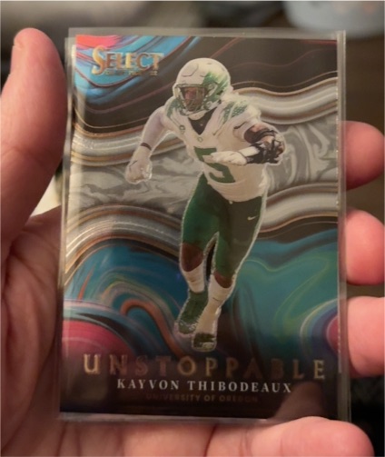 2022 Panini Select Draft Picks Unstoppable #US-KT Kayvon Thibodeaux — front
