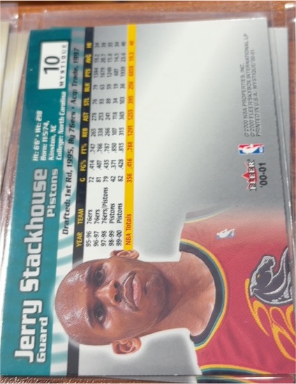 2000-01 Topps Stadium Club #117 Jerry Stackhouse — front