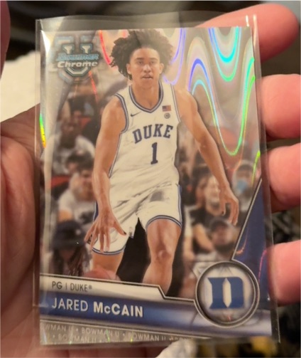 2023-24 Bowman Chrome University #18 Jared McCain — front