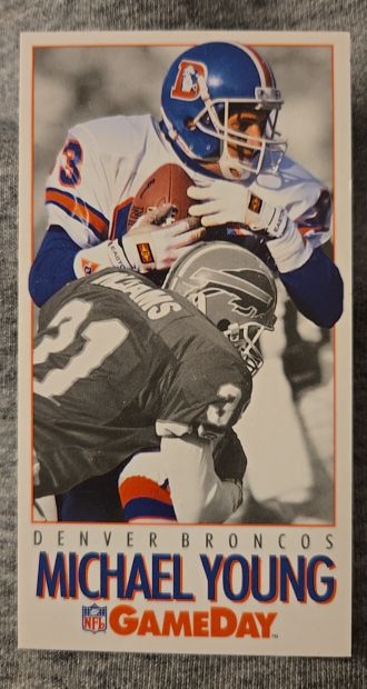1992 GameDay #430 Michael Young — front