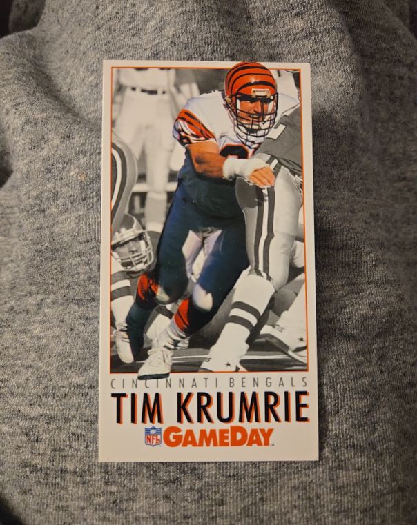 1992 GameDay #251 Tim Krumrie — front