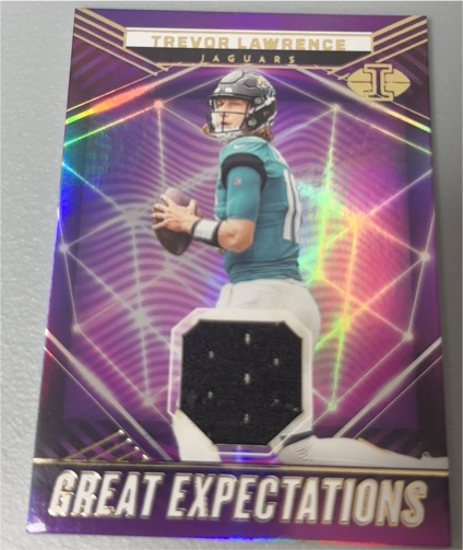 2023 Panini Illusions Great Expectations #GE-TLA Trevor Lawrence — front