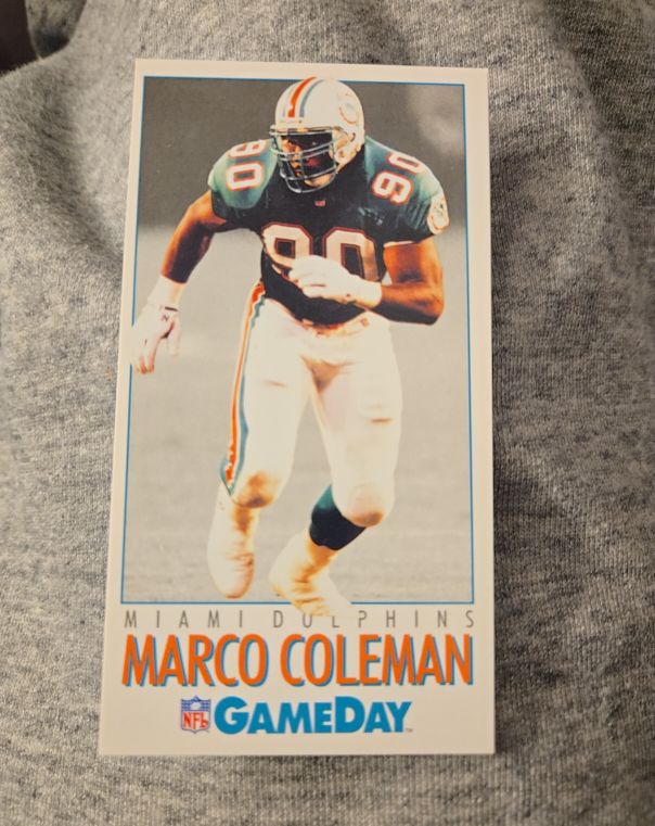 1992 GameDay #435 Marco Coleman — front
