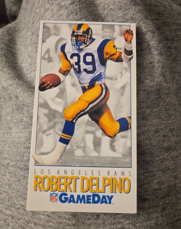1992 GameDay #307 Robert Delpino Los Angeles Rams — front