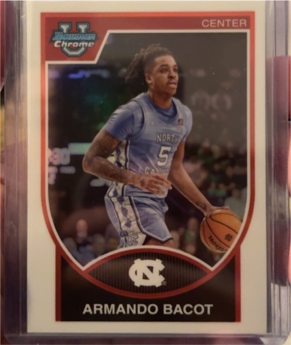 2023-24 Bowman University Chrome #07B-18 Armando Bacot — front