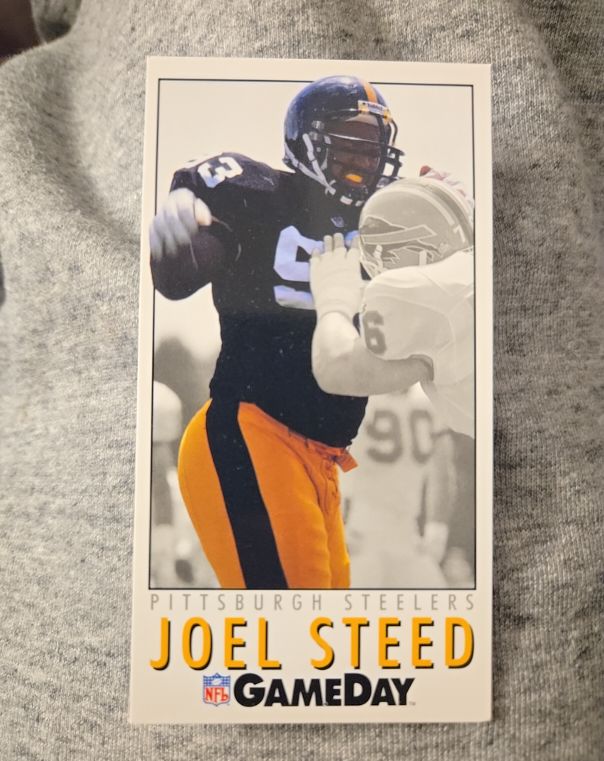 1992 GameDay #286 Joel Steed Pittsburgh Steelers — front