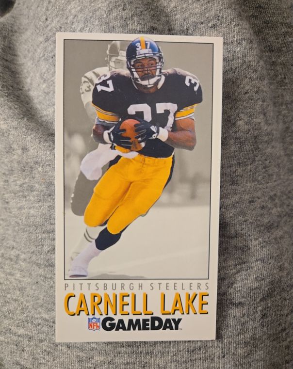 1992 GameDay #285 Carnell Lake — front