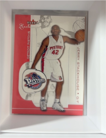 2001-02 Fleer Exclusive #55 Jerry Stackhouse — front