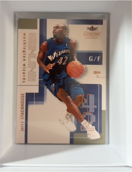 2003-04 Fleer Genuine Insider #75 Jerry Stackhouse — front