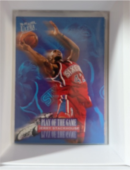 1996-97 Fleer Ultra #298 Jerry Stackhouse Play of the Game — front