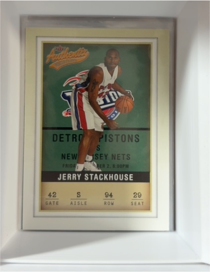 2001-02 Fleer Authentix #94 Jerry Stackhouse — front