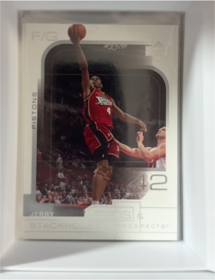 2001-02 Upper Deck Pros and Prospects #22 Jerry Stackhouse — front