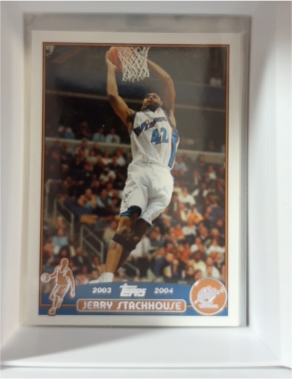2003-04 Topps #52 Jerry Stackhouse Washington Wizards — front