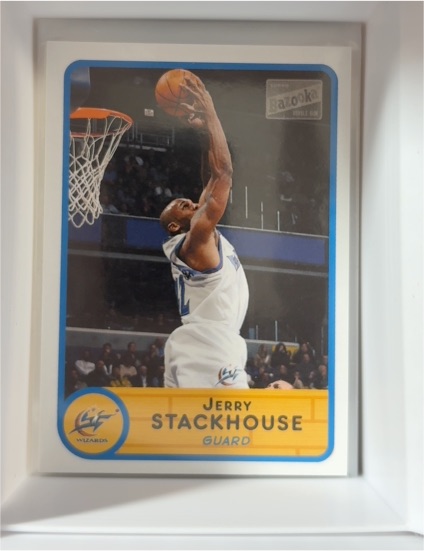 2003-04 Topps Bazooka #24 Jerry Stackhouse — front