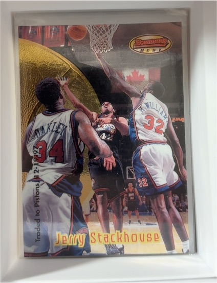 1997-98 Bowman's Best #61 Jerry Stackhouse — front