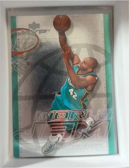 2000-01 Upper Deck MVP World Jam #WJ17 Jerry Stackhouse — front