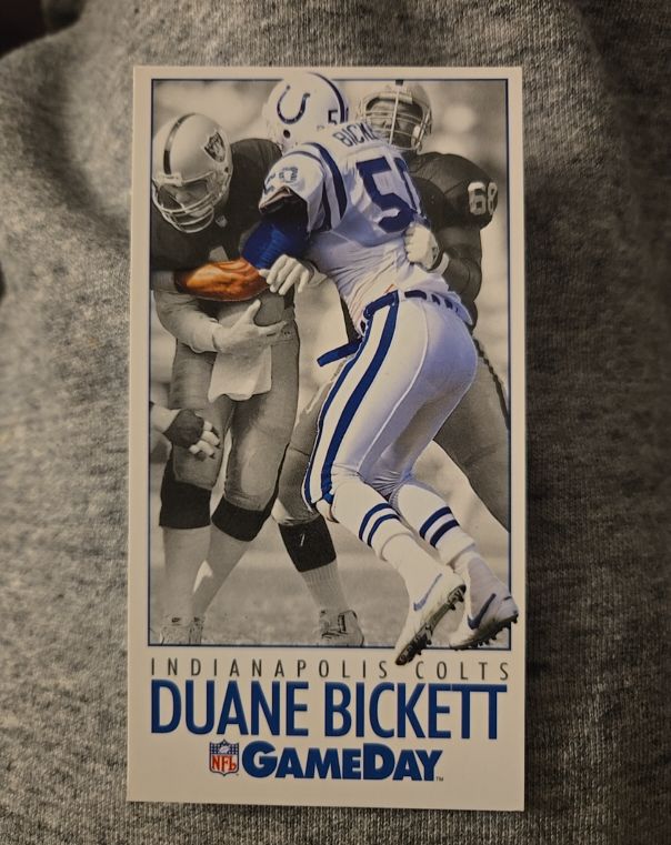 1992 GameDay #325 Duane Bickett Indianapolis Colts — front