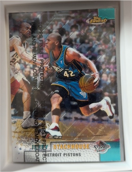 1999-00 Topps Finest #222 Jerry Stackhouse — front