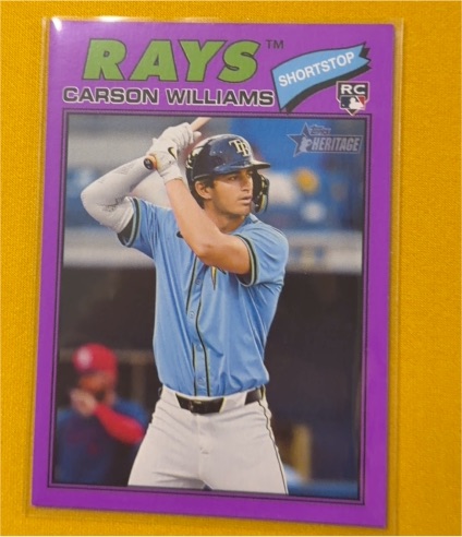 2026 Topps Heritage #161 Carson Williams — front
