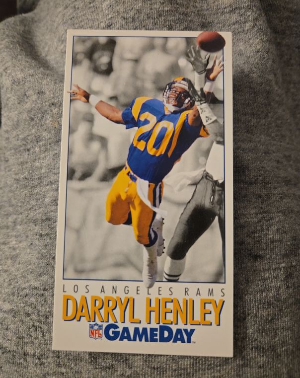 1992 GameDay #388 Darryl Henley — front