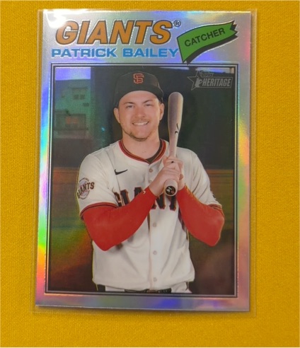 2026 Topps Heritage #57 Patrick Bailey — front