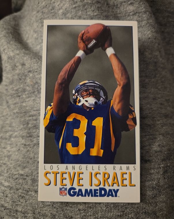 1992 Fleer Gameday #440 Steve Israel — front