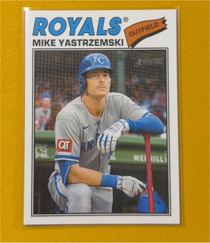 2026 Topps Heritage #63 Mike Yastrzemski — front