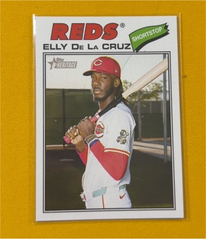 2026 Topps Heritage #70 Elly De La Cruz — front