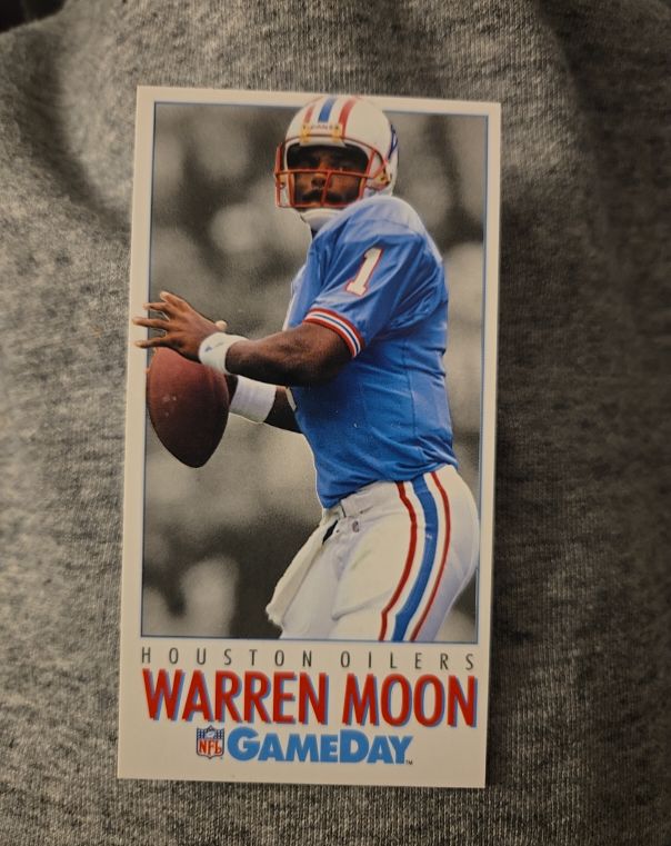 1992 GameDay #27 Warren Moon — front