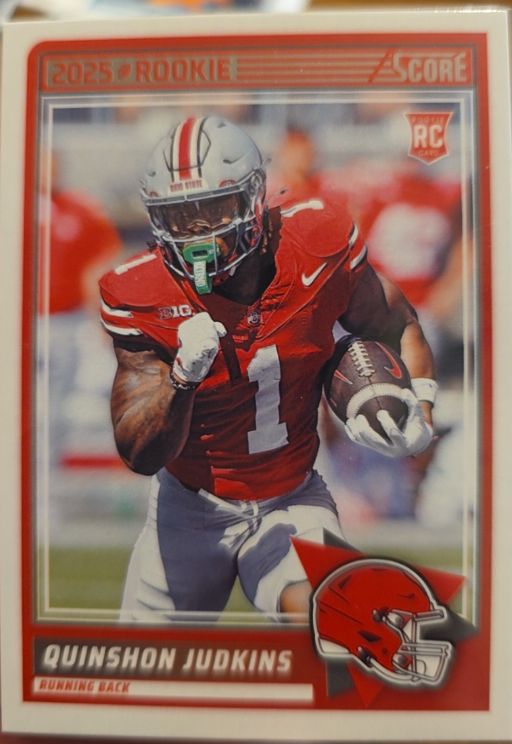 2025 Panini Score #38 Quinshon Judkins — front