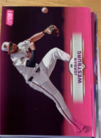 2025 Topps Stadium Club #94 Jordan Westburg Pink Foil — front