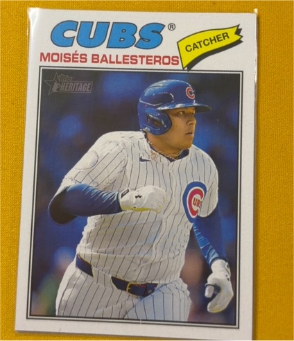 2026 Topps Heritage #247 Moisés Ballesteros — front