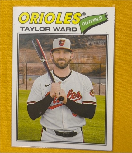 2026 Topps Heritage #258 Taylor Ward — front