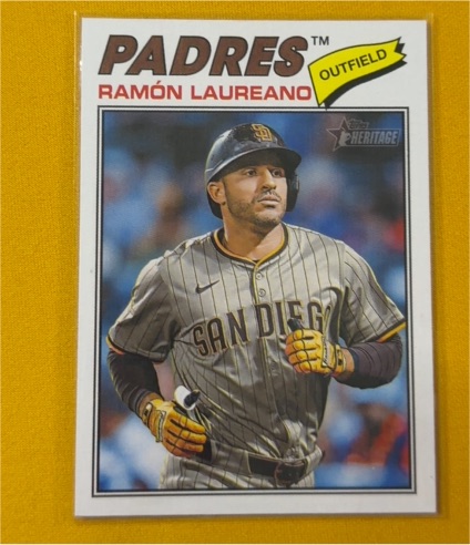 2026 Topps Heritage #89 Ramón Laureano — front