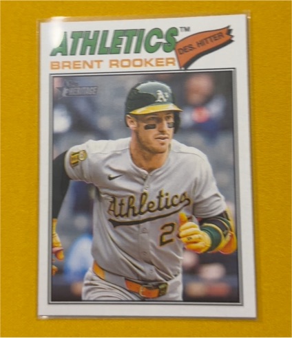 2026 Topps Heritage #103 Brent Rooker Athletics — front