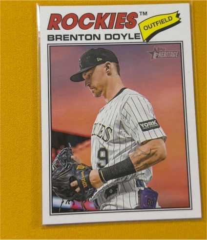 2026 Topps Heritage #355 Brenton Doyle — front
