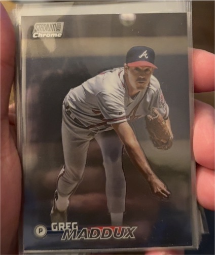 2023 Topps Stadium Club Chrome #100 Greg Maddux — front