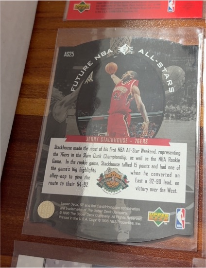 1995-96 Upper Deck SP Future NBA All-Stars #AS25 Jerry Stackhouse — front