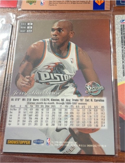 1997-98 Fleer #36 Jerry Stackhouse — front